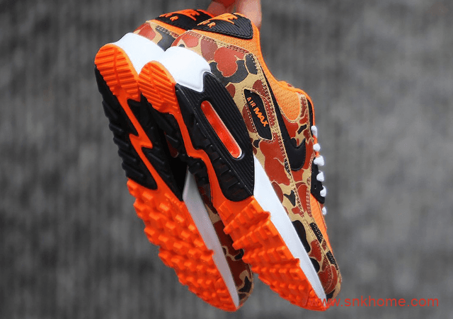 Air Max 90 “Orange Camo” 耐克MAX90暴力橙迷彩配色太好看 发售日期 货号：CW4039-800