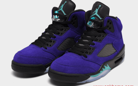 Air Jordan 5 “Alternate Grape” AJ5反转葡萄 AJ5紫色鞋面新款发售日期 货号：136027-500