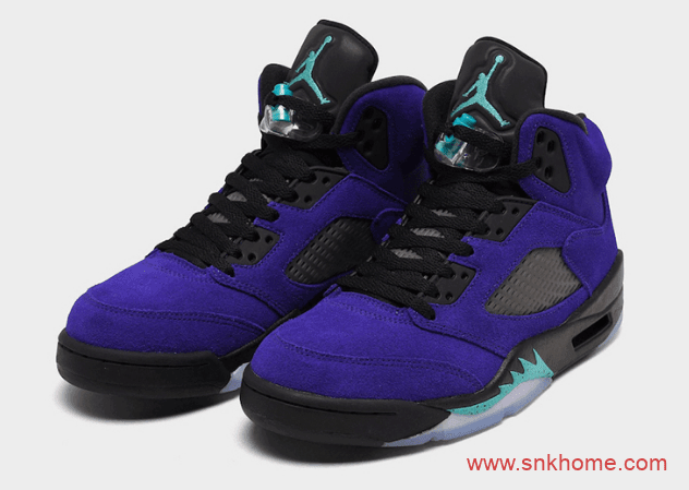 Air Jordan 5 “Alternate Grape” AJ5反转葡萄 AJ5紫色鞋面新款发售日期 货号：136027-500