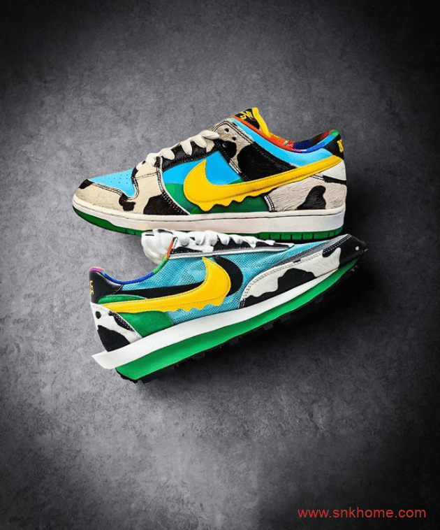 sacai x Nike 冰淇淋配色实物图曝光 Ben & Jerry’s x Nike Dunk SB联名系列不要太火