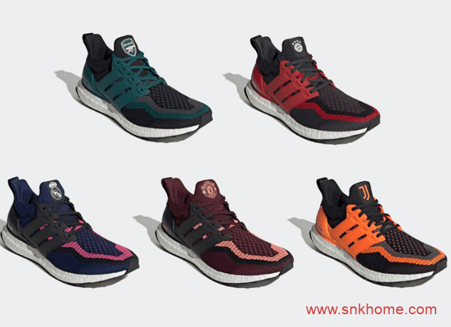 Manchester United x adidas Ultra Boost DNA 阿迪达斯足球套装 货号：FZ3620/FZ3621/FZ3622/FZ3623/FZ3624