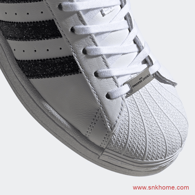 Swarovski x adidas Superstar 阿迪达斯贝壳头施华洛世奇联名款发售日期 货号：FX7480