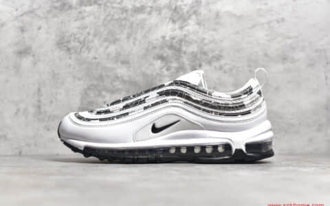 NIKE Air Max 97黑白色跑鞋 耐克子弹头奥利奥配色 货号：BV0129-100