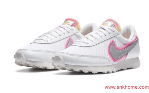 耐克小仙女白粉色网面透气跑鞋 Nike Daybreak官图释出