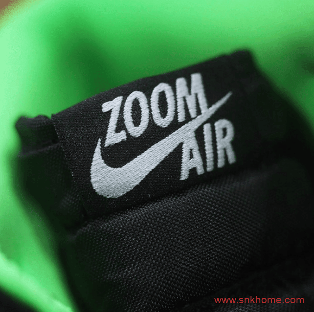 AJ1黑绿翻毛皮 AJ1Zoom Air Jordan 1 High Zoom “Rage Green” 即将发售 货号：CK6637-002