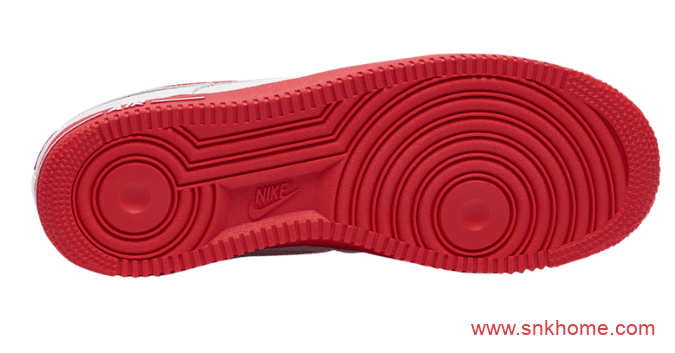 Nike Air Force 1 Low“ University Red” 耐克空军新白红官图发售价格 货号：CK7663-102