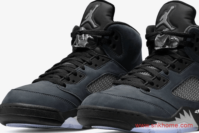 Air Jordan 5 “Anthracite”  AJ5黑色翻毛皮球鞋发售价格 AJ5黑色官图释出 货号：DB0731-001