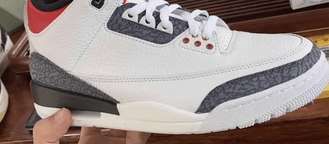 新火焰红Air Jordan 3 SE AJ3爆裂纹透明后跟实物图保管 不要太帅 货号：CZ6431-100