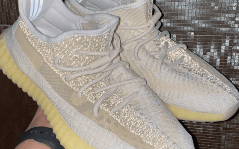 adidas Yeezy Boost 350 V2 “Abez” 新氧化天使首次释出椰子满天星版本实物图 货号：FZ5246