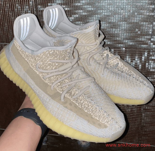 adidas Yeezy Boost 350 V2 “Abez” 新氧化天使首次释出椰子满天星版本实物图 货号：FZ5246