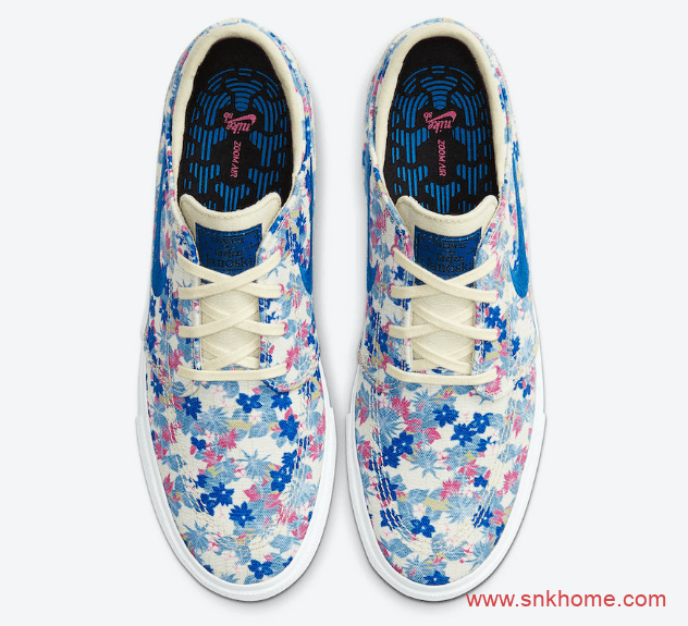 NIEK SB Stefan Janoski 耐克SB低帮清新花卉板鞋新配色 耐克Zoom低帮滑板鞋