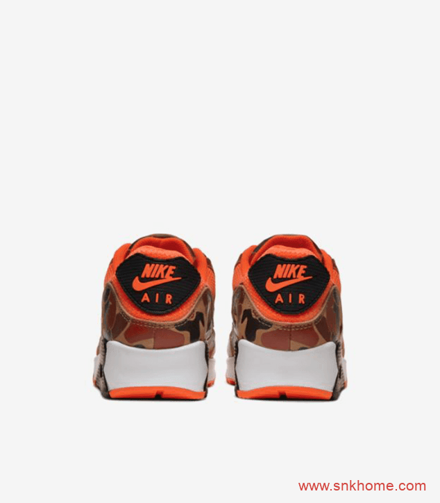 耐克MAX90三十周年纪念 NIKE Air Max 90 “Orange Camo” 耐克MAX90橙色迷彩发售价格 货号：CW4039-800