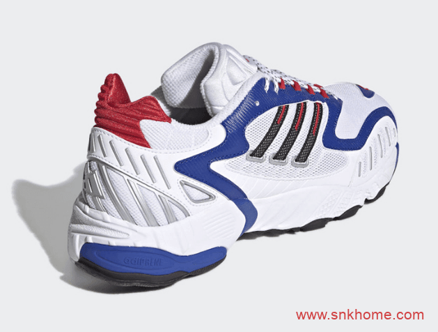 adidas Torsion TRDC 阿迪达斯红白蓝跑鞋酷似高达配色发售价格 货号：EG5269