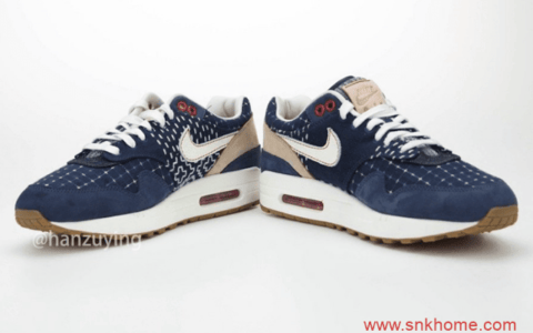 DENHAM x Nike Air Max 1 耐克经典MAX1气垫联名款发售日期 货号：CW7603-400