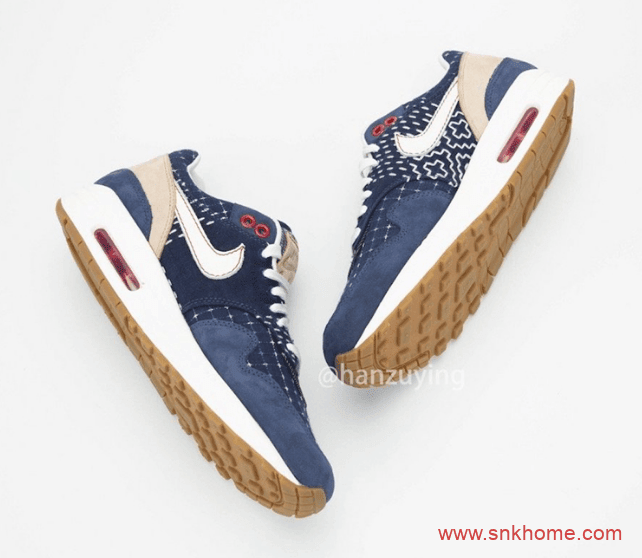 DENHAM x Nike Air Max 1 耐克经典MAX1气垫联名款发售日期 货号：CW7603-400