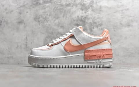 纯原耐克空军一号马卡龙白粉 WMNS Air Force 1 Shadow"Tropical Twist" 货号：CJ1641-101