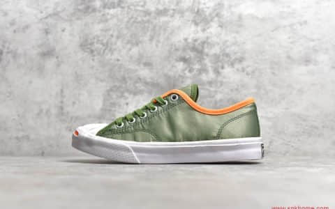 匡威杰克联名开口笑绿橙色 Converse Jack Purcell 匡威码数偏大一码