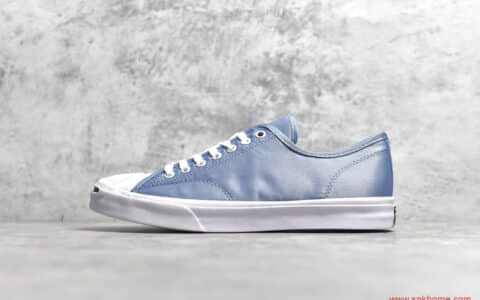 Converse Jack Purcell 匡威杰克联名开口笑浅蓝配色 匡威尼龙鞋面