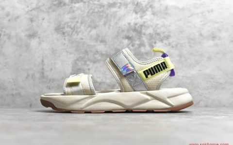 宣美同款 Puma彪马 RS-Sandal LR 代购版本彪马米黄色双杠沙凉鞋 货号：VSK-0320