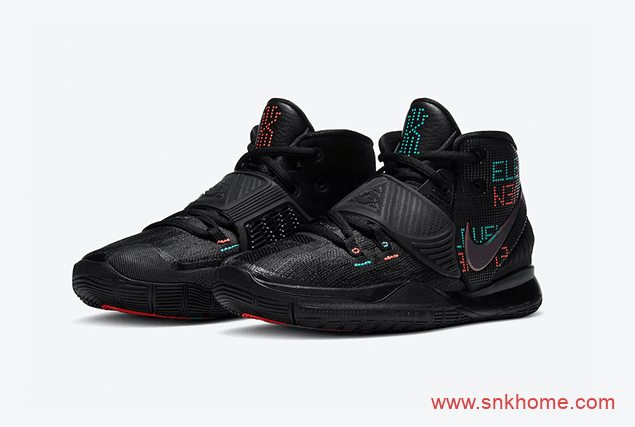 Nike Kyrie 6 “Eleven” 欧文6代黑色球鞋 欧文就是因为这个原因喜欢11这个数字 货号：BQ4630-006