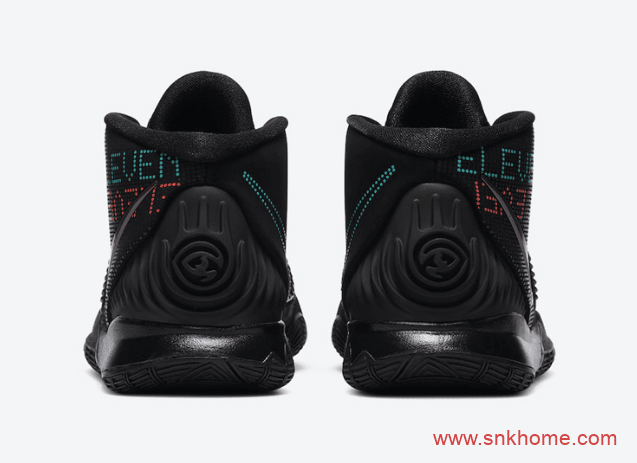 Nike Kyrie 6 “Eleven” 欧文6代黑色球鞋 欧文就是因为这个原因喜欢11这个数字 货号：BQ4630-006