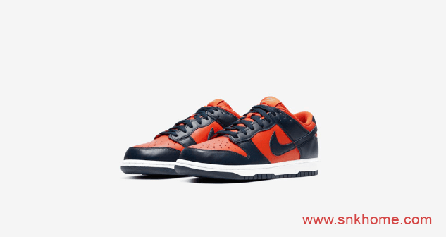 Nike Dunk Low SP “Champ Colors” 耐克Dunk经典蓝橙色芬兰板鞋复刻即将发售 货号：CU1727-800​​​​​