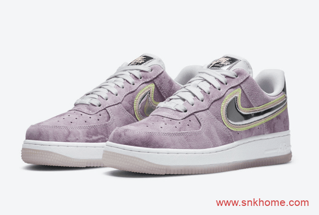 Nike Air Force 1 Low “P(Her)spective” 耐克空军一号紫色紫皮高质感空军发售价格 货号：CW6013-500