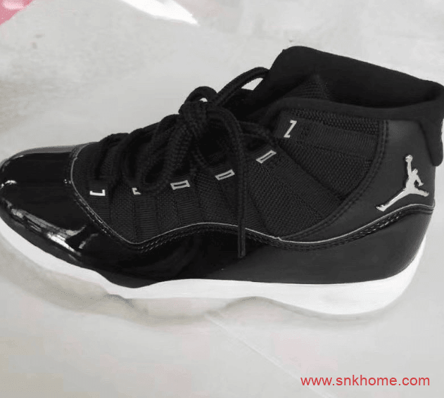 Air Jordan 11 “Silver Eyelets” 耐克AJ11黑白球鞋 AJ11大魔王2.0全新细节图 货号：CT8012-011 