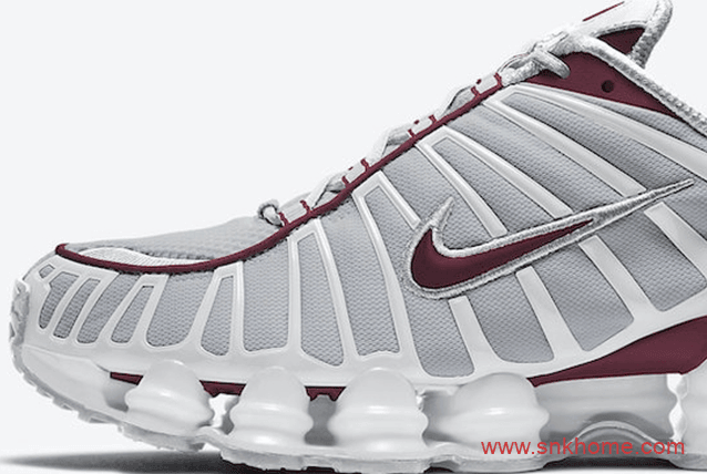 Nike Shox TL 耐克经典SHOX灰红科比母校主题配色跑鞋发售日期 货号：AV3595-103