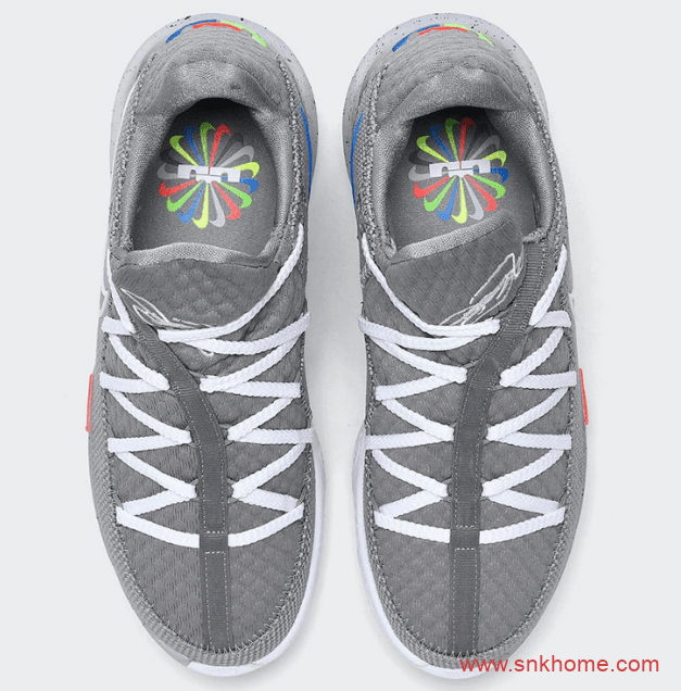 Nike LeBron 17 Low “Particle Grey” 詹姆斯17代灰色篮球鞋夏季实战詹姆斯球鞋 货号：CD5007-004