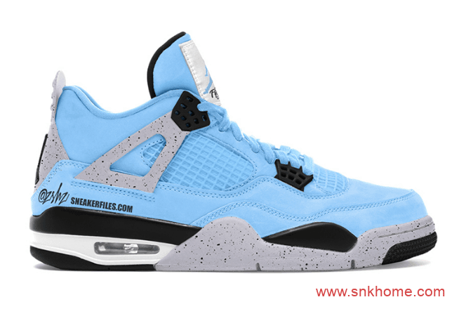 Air Jordan 4 “University Blue” 酷似斯科特联名 AJ4蓝黑全新配色发售价格 货号：CT8527-400