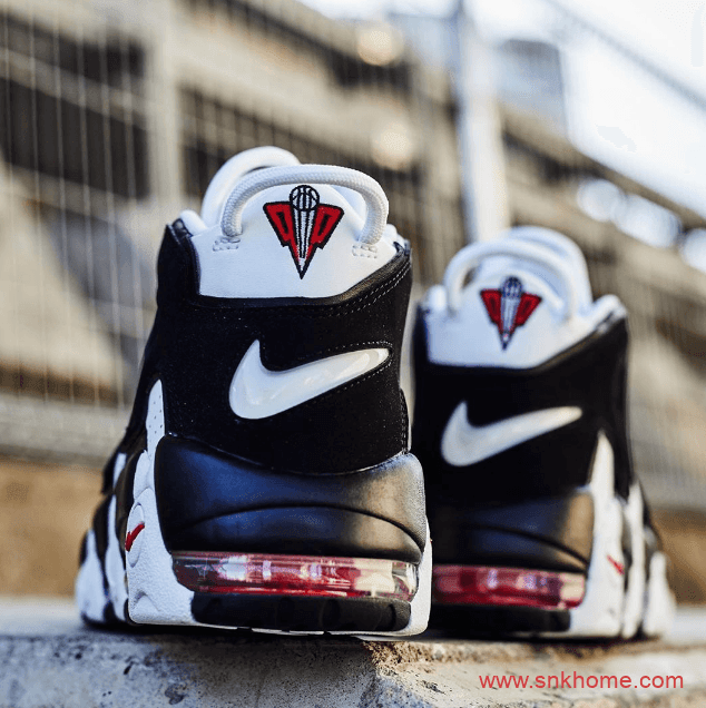 耐克皮喷熊猫白红耐克大AIR Nike Air More Uptempo “Scottie Pippen” PE 耐克皮蓬白黑实战篮球鞋