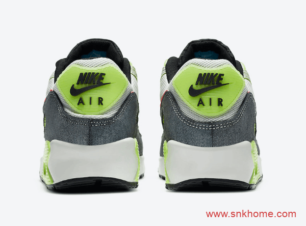 Nike Air Max 90 N7 耐克MAX90 N7灰绿配色跑鞋 高规格 N7 货号：CV0264-001