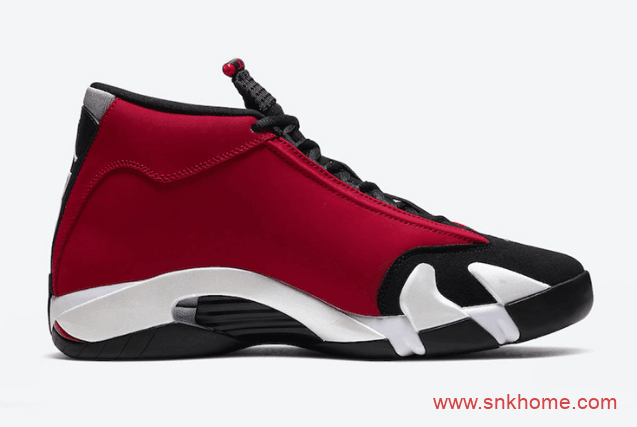 Air Jordan 14 “Gym Red” 愤怒公牛黑红配色 AJ14黑红公牛配色下周发售 货号：487471-006-潮流者之家