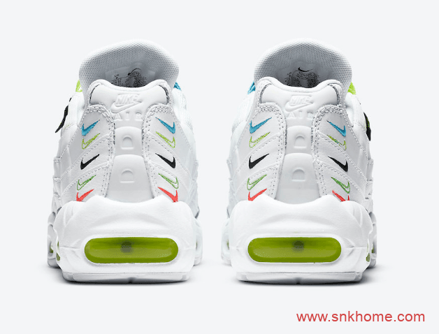 Nike Air Max 95 “Worldwide” 耐克MAX95白绿鸳鸯鞋独特串标设计太好看 货号：CV9030-100