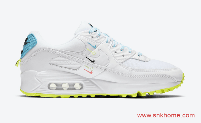 Nike Air Max 90 SE“ Worldwide” 耐克串标MAX90黑蓝黄新配色发售日期 货号：CK7069-100