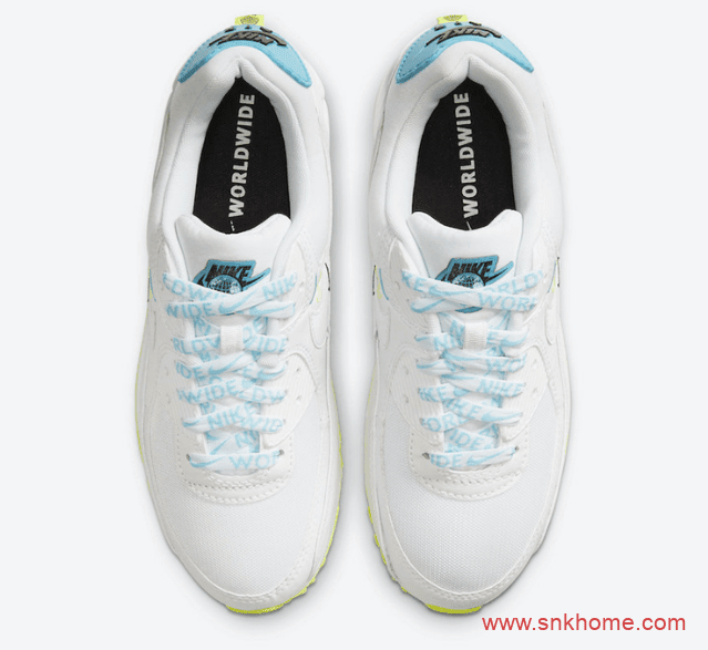 Nike Air Max 90 SE“ Worldwide” 耐克串标MAX90黑蓝黄新配色发售日期 货号：CK7069-100
