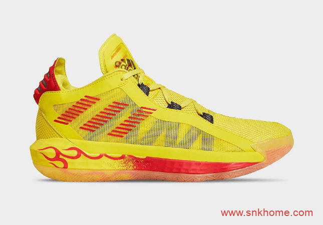 adidas Dame 6 “Hot Rod” 阿迪达斯利拉德篮球鞋美系改装车配色发售日期 货号：FW9026