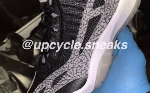 Air Jordan 11 Low IE “Black Cement” 爆裂纹AJ11黑水泥发售日期 货号：919712-006