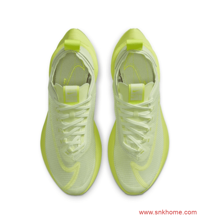 Nike Zoom Double Stacked "Barely Volt" 超级缓震跑鞋 耐克荧光黄双层气垫跑鞋发售日期 货号：CI0804-700