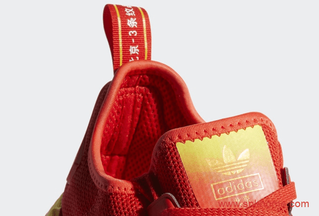 adidas NMD R1 “Beijing” 阿迪达斯NMD RI北京配色 阿迪达斯NMD红黄配色 货号：FY1262