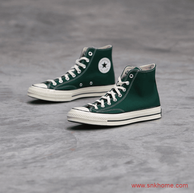 Converse Chuck 70 匡威1970S经典三星标匡威豆沙匡威深绿色帆布鞋质感超级好