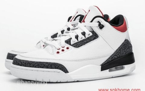 Air Jordan 3 SE DNM“Fire Red” AJ3新火焰红规格太高 AJ3爆裂纹火焰红发售日期 货号：CZ6431-100