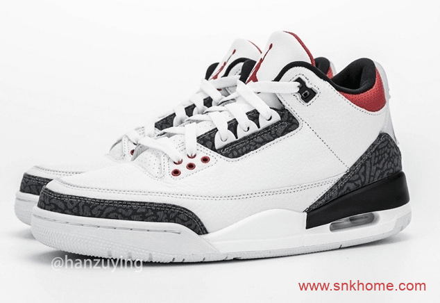 Air Jordan 3 SE DNM“Fire Red” AJ3新火焰红规格太高 AJ3爆裂纹火焰红发售日期 货号：CZ6431-100