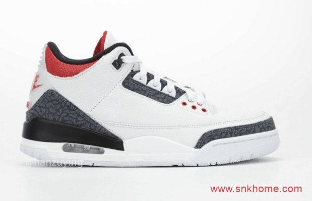 Air Jordan 3 SE DNM“Fire Red” AJ3新火焰红规格太高 AJ3爆裂纹火焰红发售日期 货号：CZ6431-100