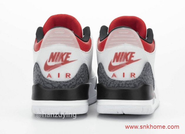 Air Jordan 3 SE DNM“Fire Red” AJ3新火焰红规格太高 AJ3爆裂纹火焰红发售日期 货号：CZ6431-100