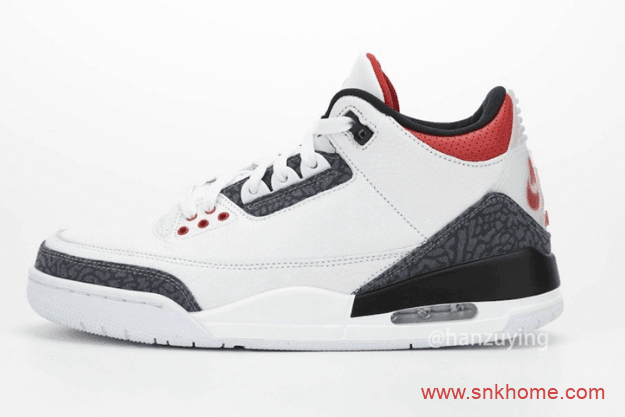 Air Jordan 3 SE DNM“Fire Red” AJ3新火焰红规格太高 AJ3爆裂纹火焰红发售日期 货号：CZ6431-100