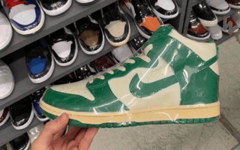 Nike Dunk High SP “Pro Green” 经典复古耐克Dunk白绿色高帮板鞋复刻 货号：CZ8149-100
