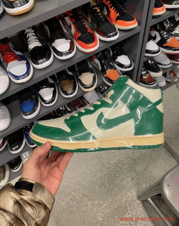 Nike Dunk High SP “Pro Green” 经典复古耐克Dunk白绿色高帮板鞋复刻 货号：CZ8149-100