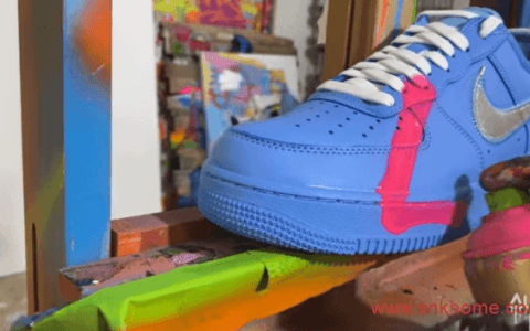 Nike Air Force 1 “MCA”为画布 Alec作画 耐克空军OW联名艺术馆秒变大富翁